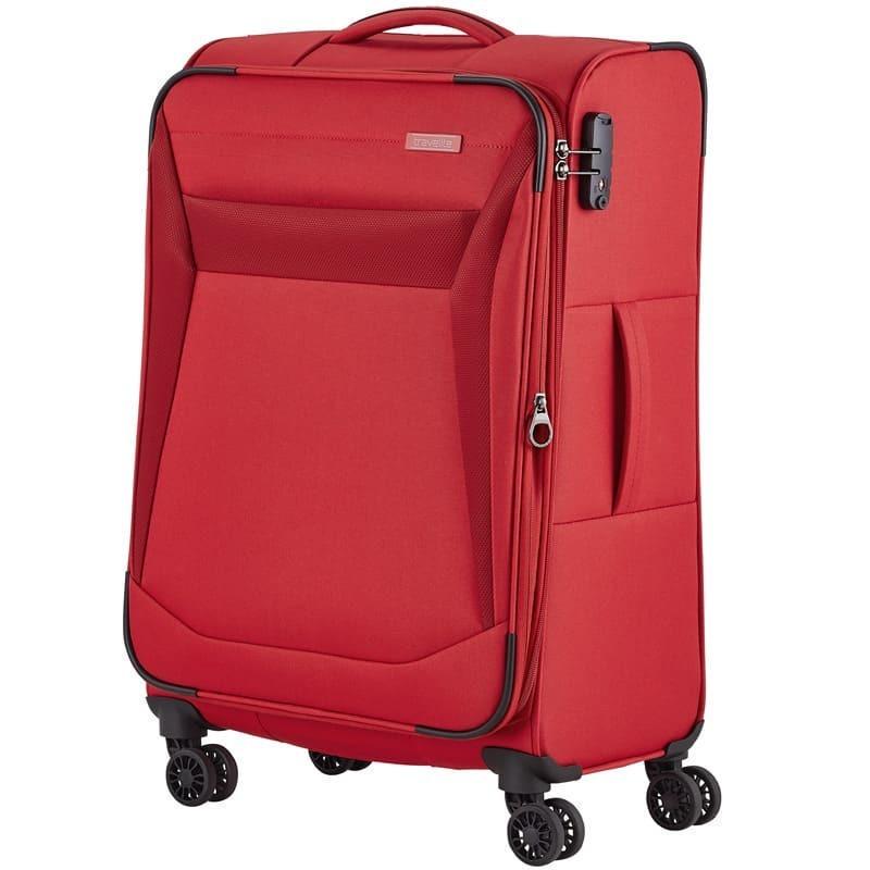 Чемодан на 4 колеса Travelite Chios M 60/66 л Red (TL080048-10) - фото 3