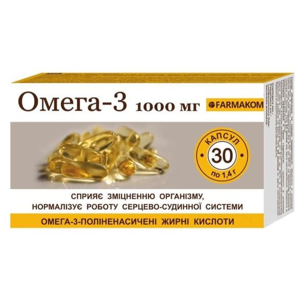 Омега 3 Фармак Омега-3 1000 мг 30 капс. (000027515)