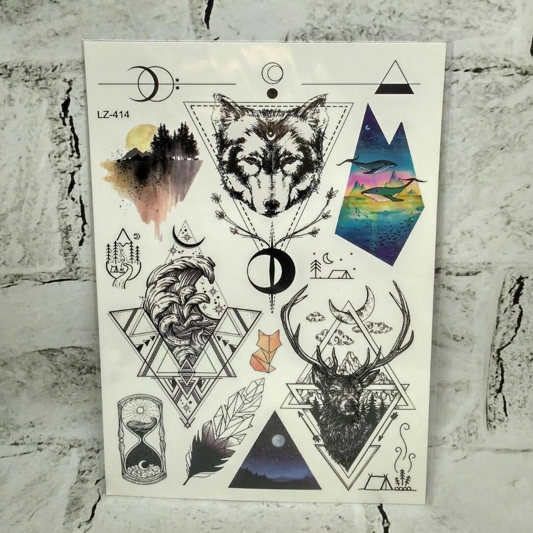 Тимчасові тату Мікс (LZ-414)