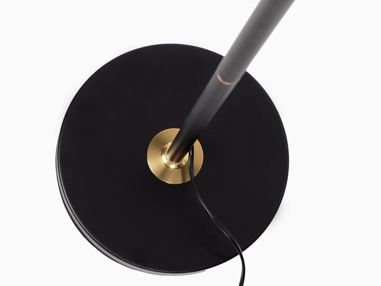 Торшер з абажуром FLT-74F/1 E27 BK (25-411) - фото 3