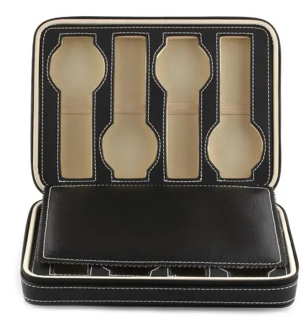 Органайзер для наручных часов на 8 часов Черный (340901)