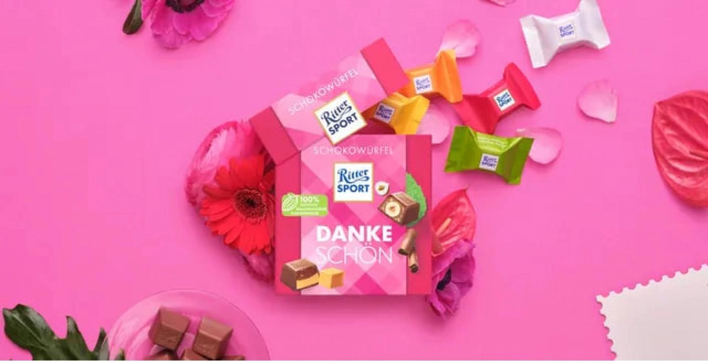 Конфеты шоколадные Ritter Sport Danke Schon 176 г (18759293) - фото 2