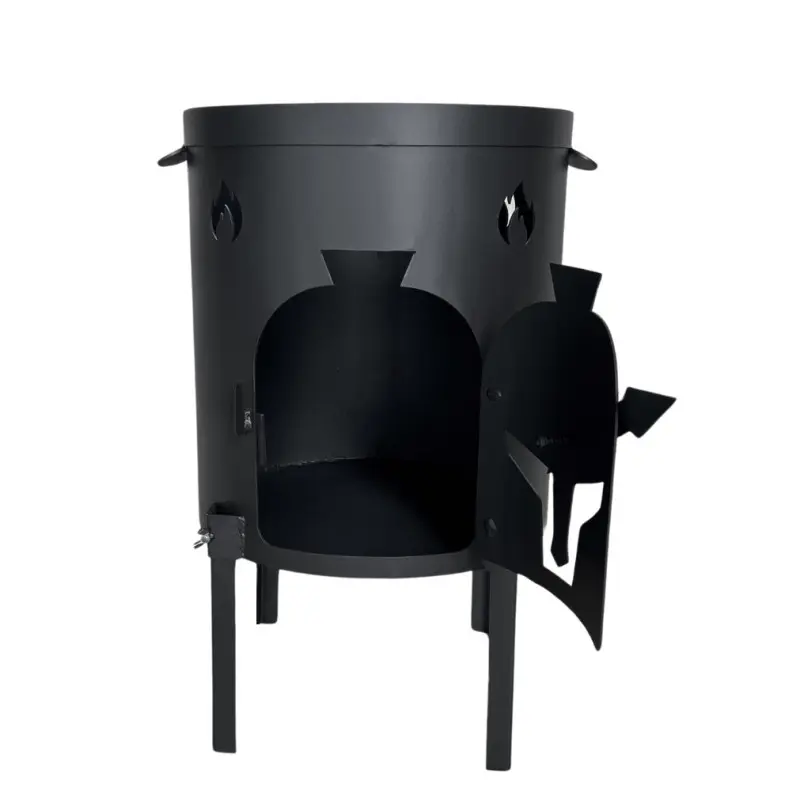 Піч під котел Sparta металева для кафе Чорний (102-15- pechKazanSP) - фото 5 Піч під котел Sparta металева для кафе Чорний (102-15- pechKazanSP) - фото 5