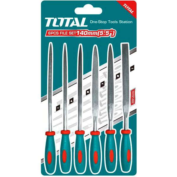 Набір напилків Total Tools THT91462 140 мм 6 шт