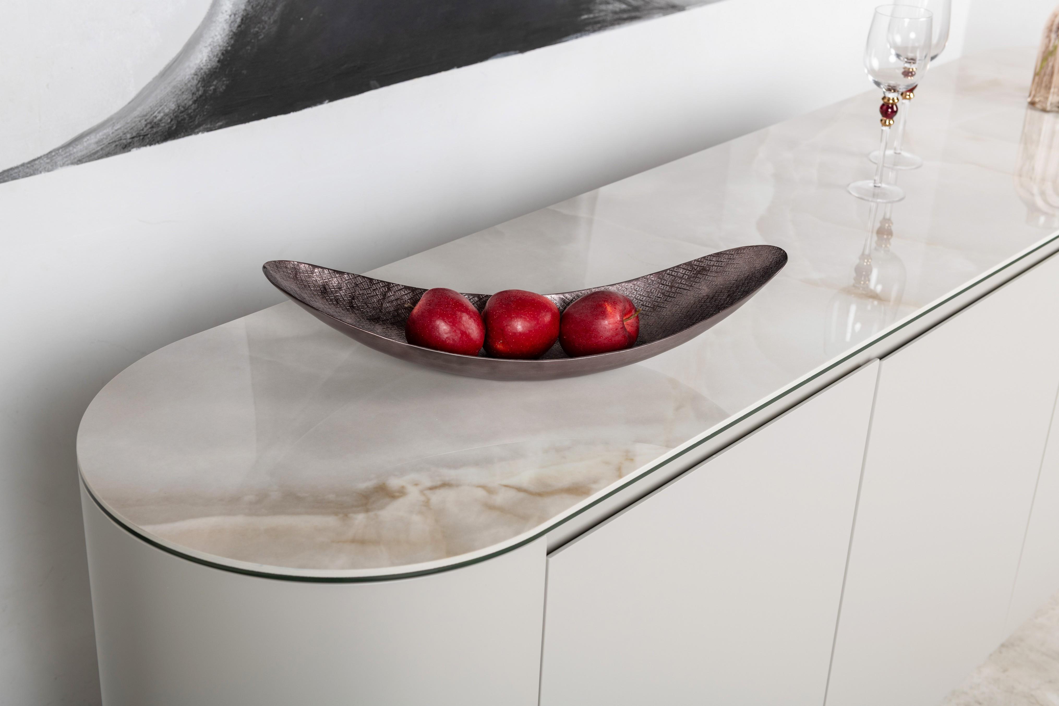 Буфет Лунарио 2000х450х810 мм Айвори оникс/Айвори (30980343) - фото 8