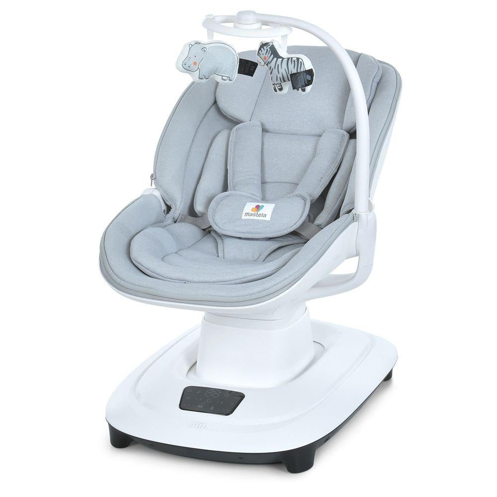 Заколисуючий центр-шезлонг 2в1 Mastella 8911 музика 360° обертання 3 положення спинки (24948866)