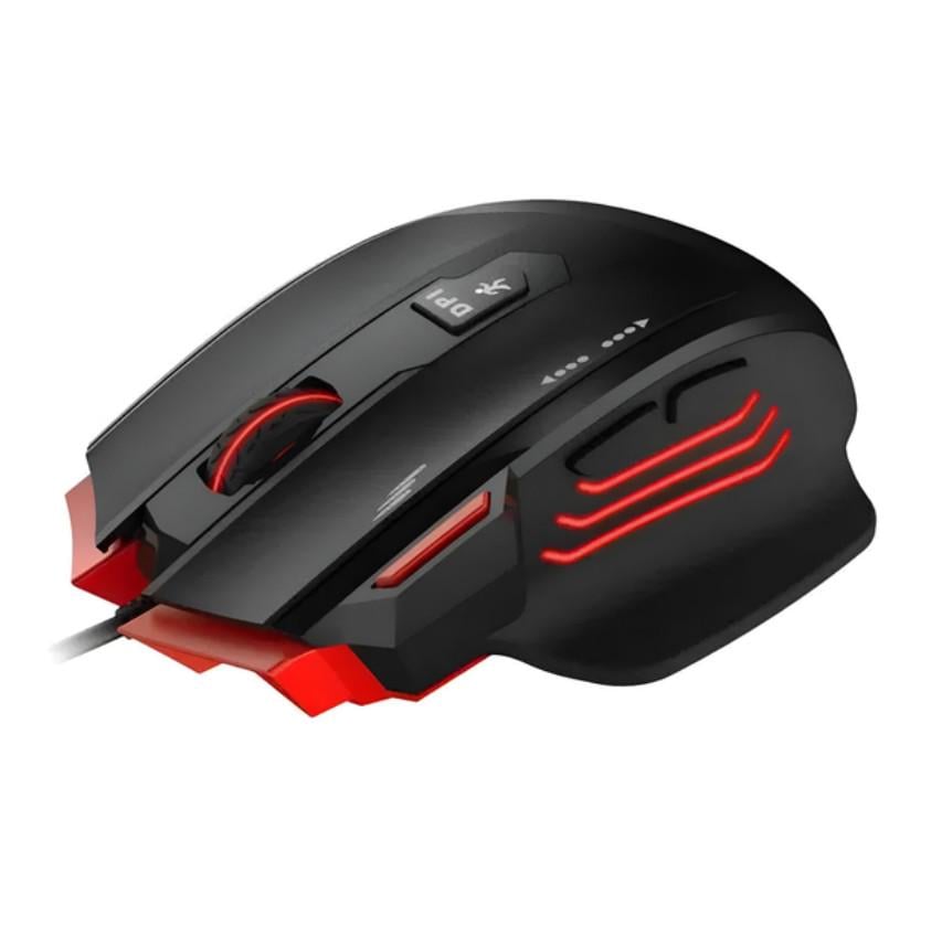 Комп'ютерна мишка Jedel GM1070 з RGB-підсвічуванням 3200 DPI Black (29669212)