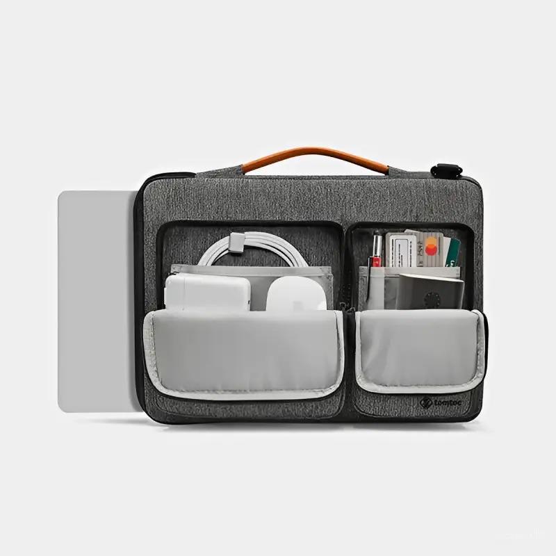 Сумка для ноутбука Tomtoc Defender-A42 Laptop Briefcase 15,6" Gray - фото 4