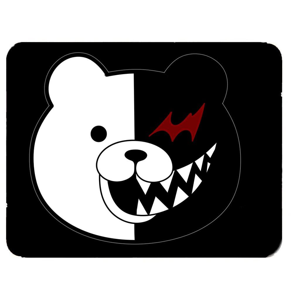 Коврик для мышек Мишка Монокума аниме Данганронпа Школа отчаяния 18х22 см (k243)
