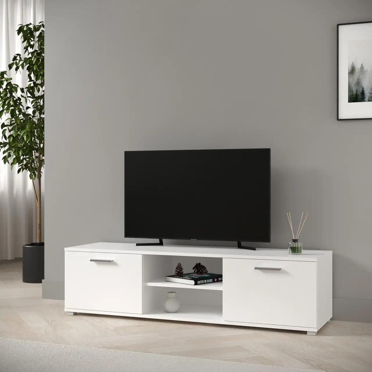 Тумба под телевизор GT-106 1400x361x403 мм Белый