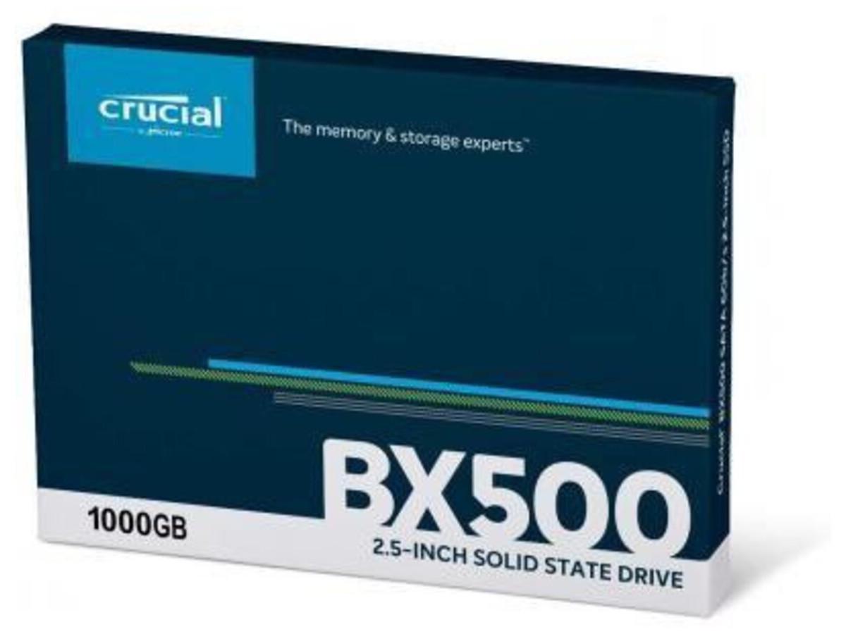 Накопитель SSD Crucial 2.5 BX500 1 TB (CT1000BX500SSD1) - фото 3