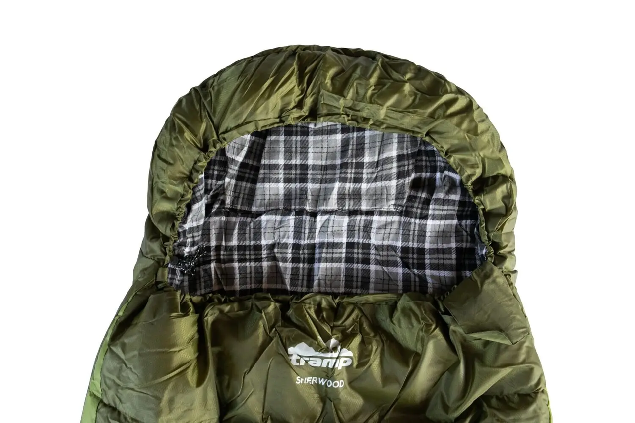 Спальний мішок Tramp Sherwood Regular ковдра лівий 220х80 см Dark-olive/Grey (UTRS-054R-L) - фото 8