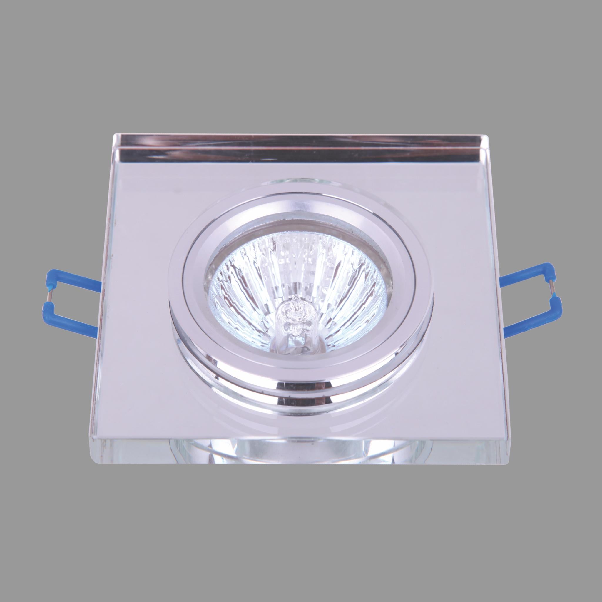 Светильник Square стеклянный квадратный Зеркальный