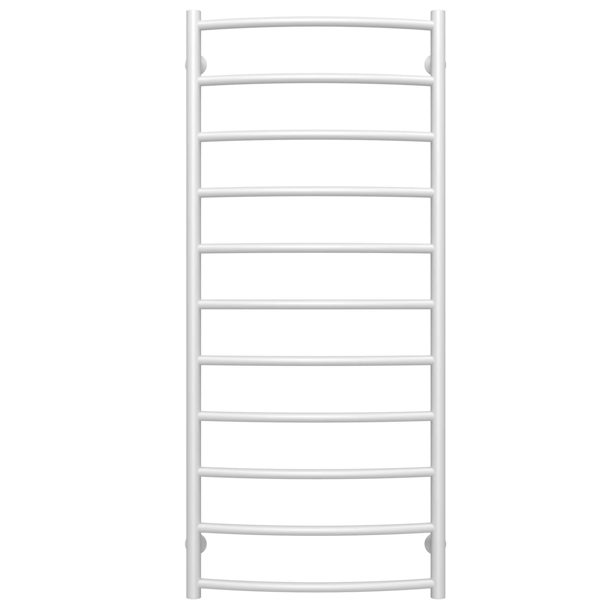 Полотенцесушитель водяной Deffi Классик П11 нижнее подключение нержавеющая сталь 500х1200 мм Белый (C.DK.120.50.11.W.A)