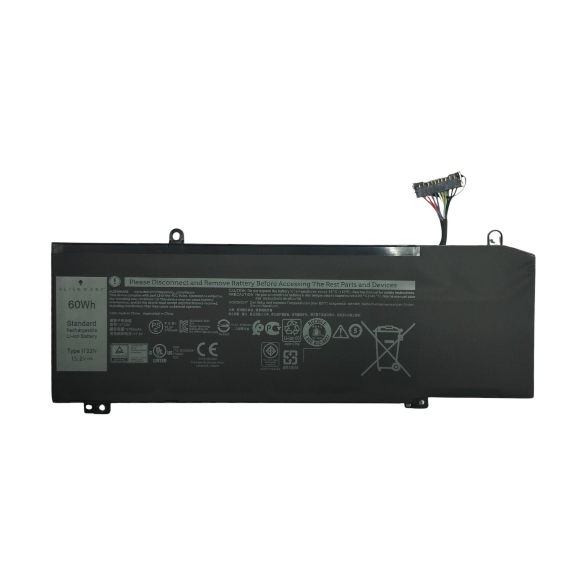 Аккумулятор для ноутбука Dell G5 15 5590 1F22N 15,2V 3750 mAh