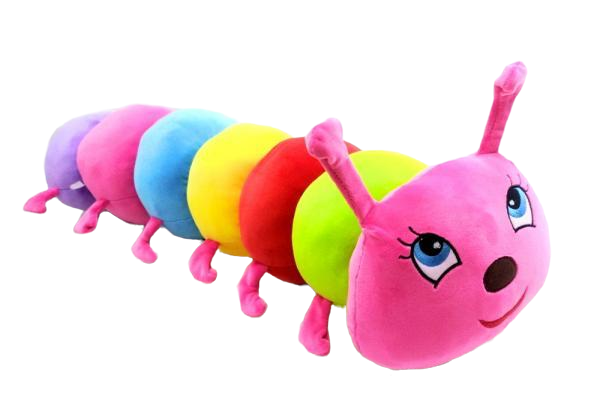 Мягкая игрушка обнимашка Копица Гусеничка 80х20 см (00276-1)