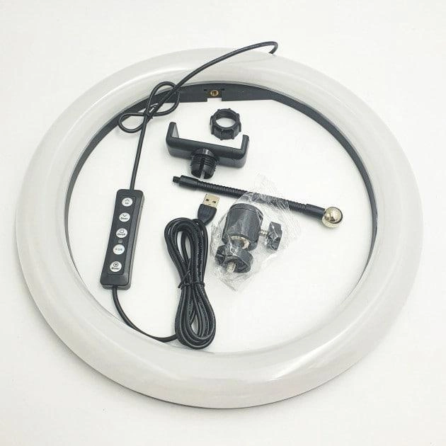 Лампа кольцевая RGB-LJJ-30 Ring Fill Light 30 см (14104584)