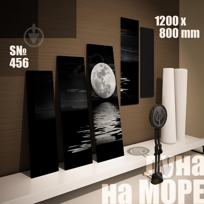 Модульная картина Декор Карпаты Луна на море 120х80см (s456)
