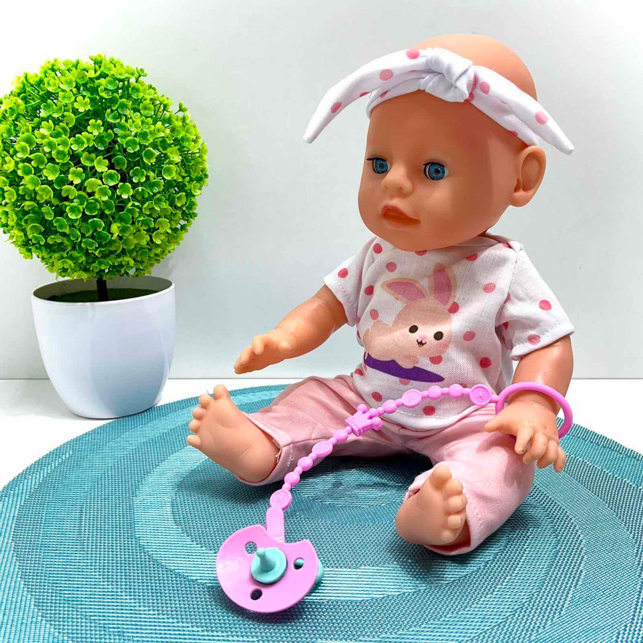 Пупс функціональний Диво Малюк Вид 1 7 функцій пляшечка/соска/горщик 33 см (YL2435A-C-D-DM-UA) Пупс функціональний Диво Малюк Вид 1 7 функцій пляшечка/соска/горщик 33 см (YL2435A-C-D-DM-UA)