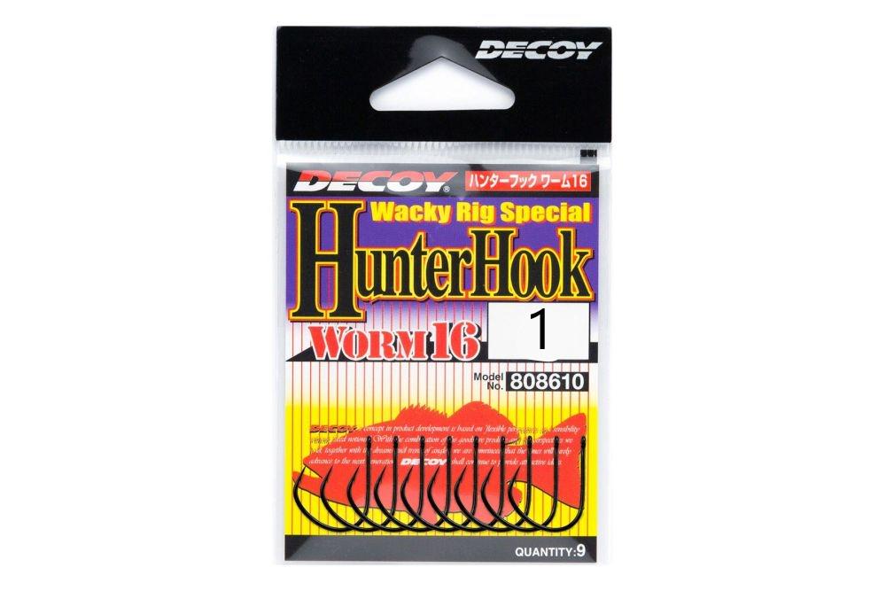 Крючки Decoy Worm 16 Hunter Hook №1 9 шт. (1013-1562.08.05)