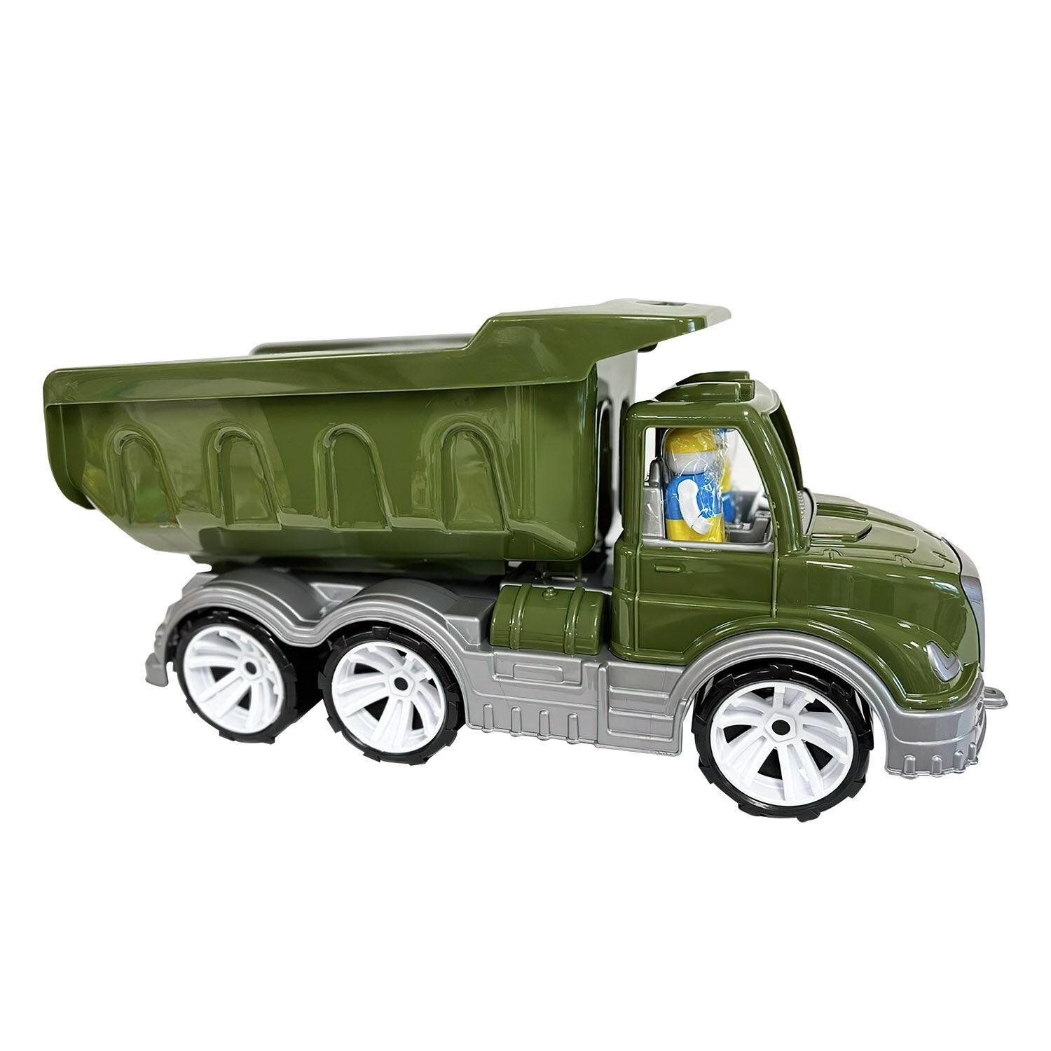 Самосвал Bamsic Mati 003/7 пустой военный (24707927) Самосвал Bamsic Mati 003/7 пустой военный (24707927)