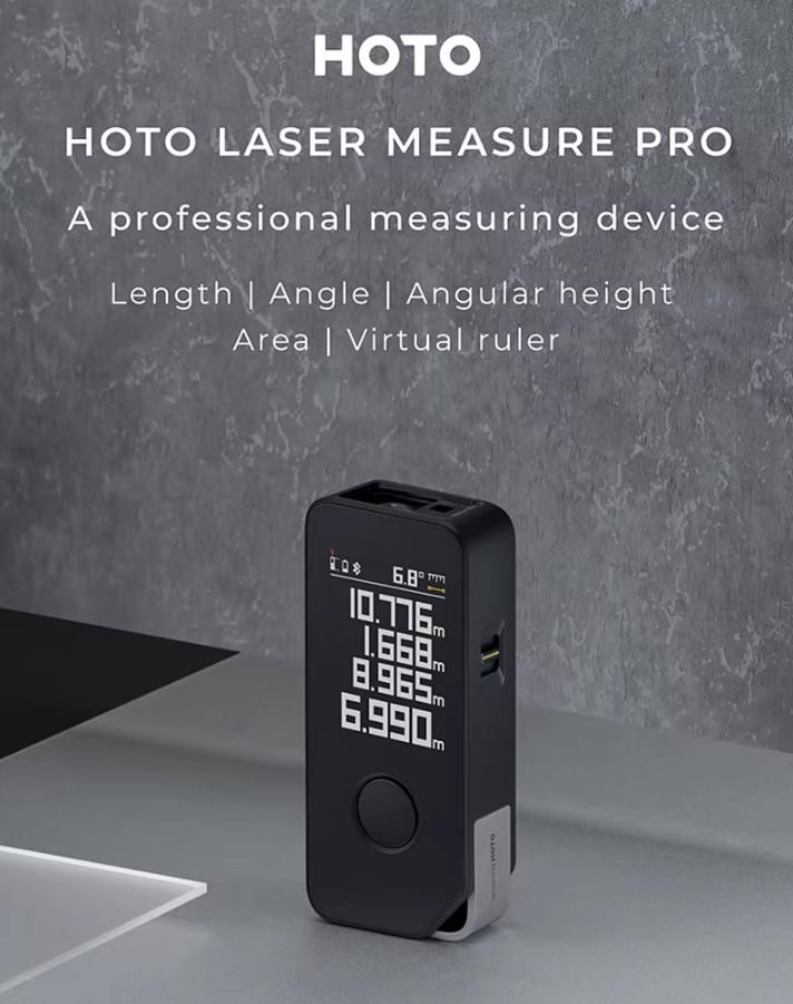 ᐉ Далекомір HOTO Smart Laser Measure Pro H-D50 HTE0025GL Black