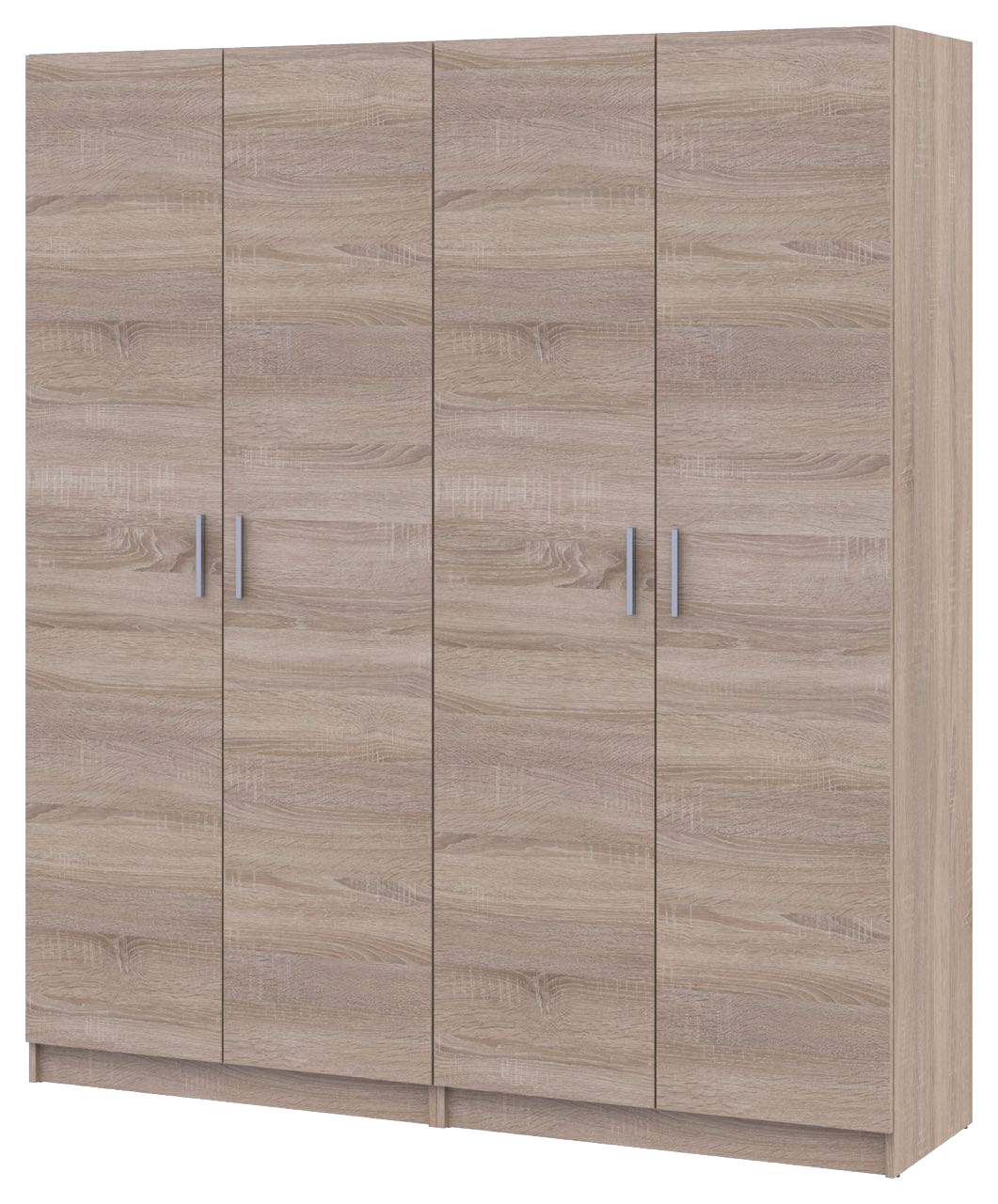 Шкаф для одежды Doros Промо 2+2 ДСП 180х48х204 см Дуб сонома (42005007)