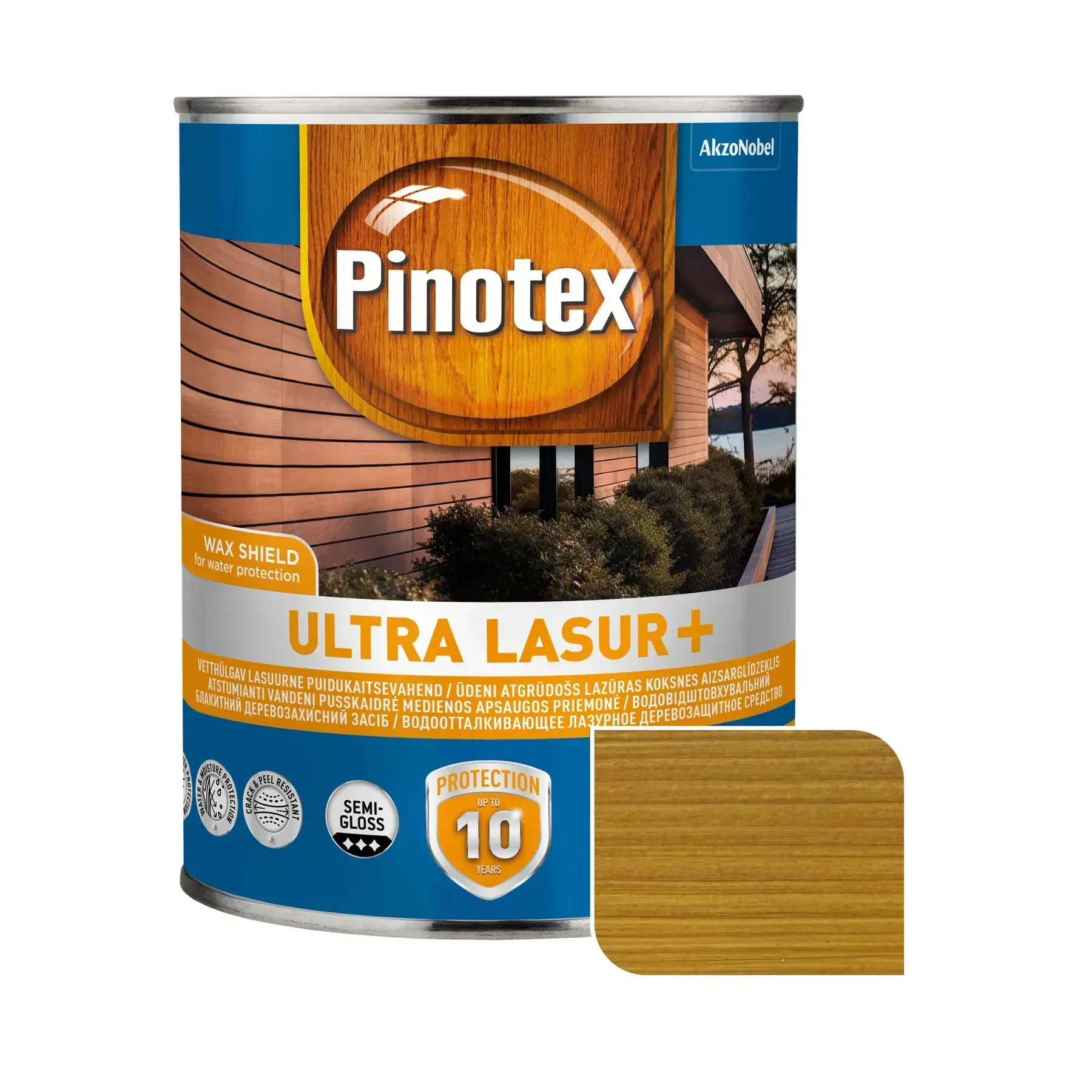 Пропитка древесины OP Pinotex ULTRA LASUR+ Орегон 1 л (5975601)
