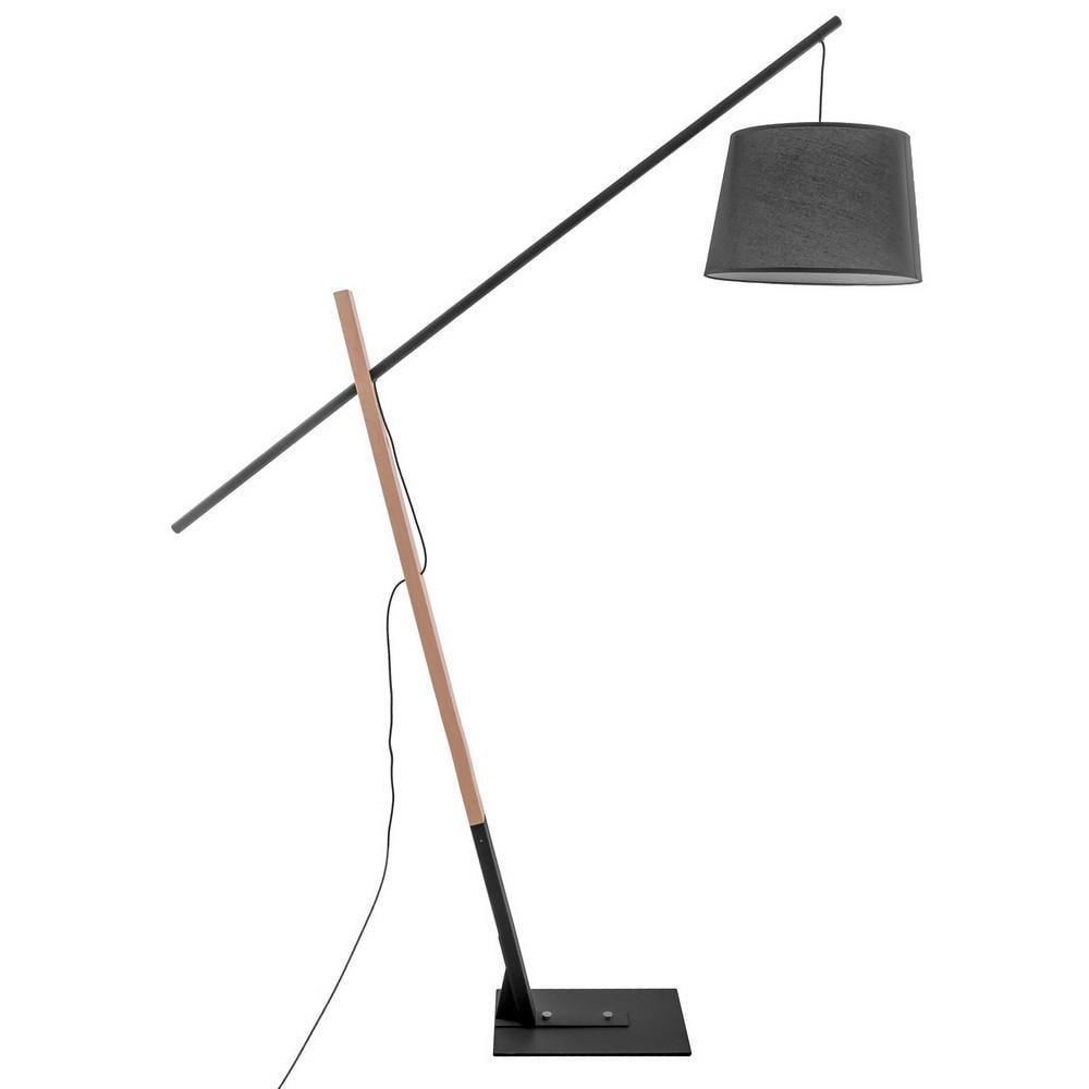 Торшер напольный с абажуром Brille BKL-643F/1 E27 BK 25-220