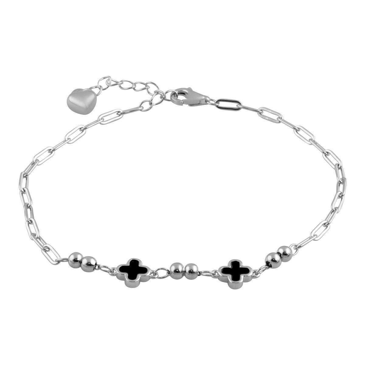 Браслет серебряный с эмалью 3,16 г 17 см (2101079)