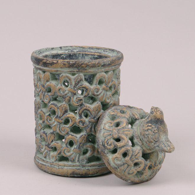 Підсвічник бетонний Flora 24 см (36566) - фото 3 Підсвічник бетонний Flora 24 см (36566) - фото 3