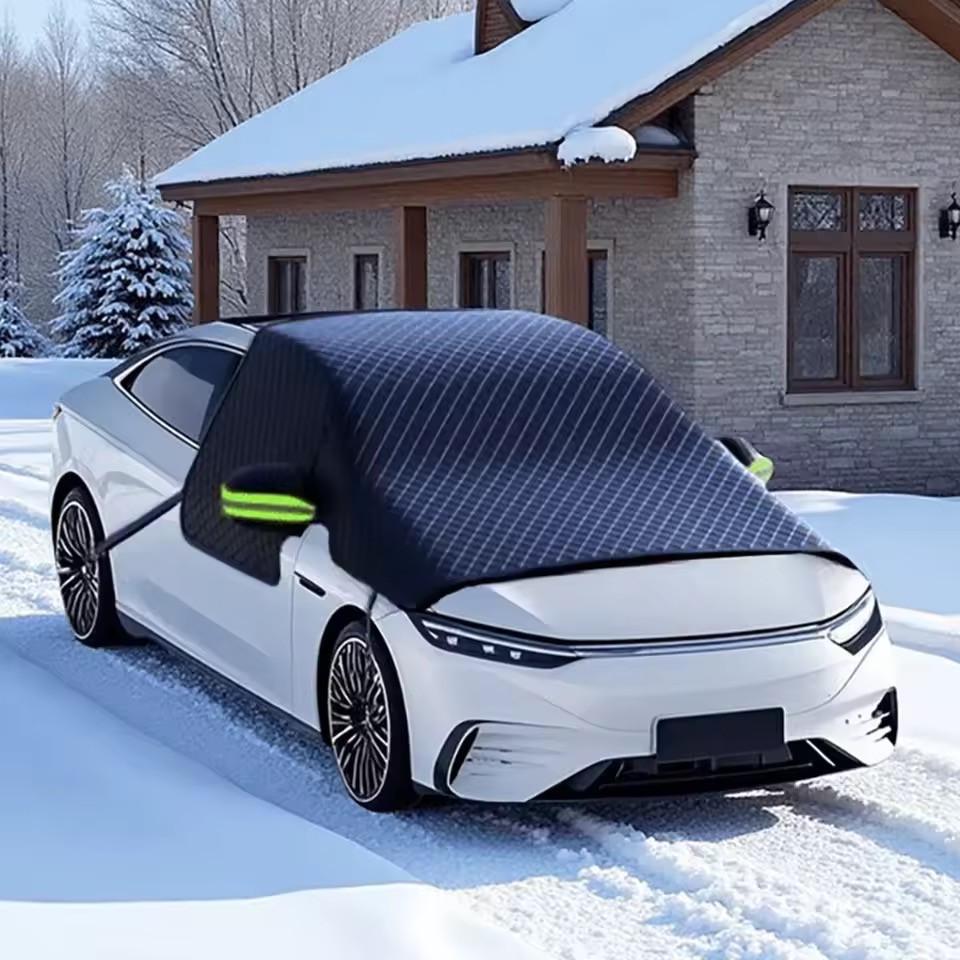 Автомобильный защитный чехол всесезонный на лобовое стекло и капот