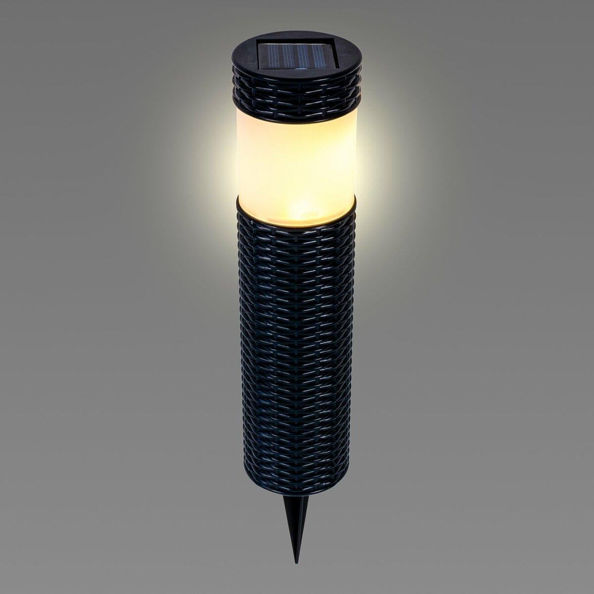 Светильник садово-парковый Sirius SLP68 IP44 0.5W на солнечной батарее 3000 К 35 см Черный (33493853)