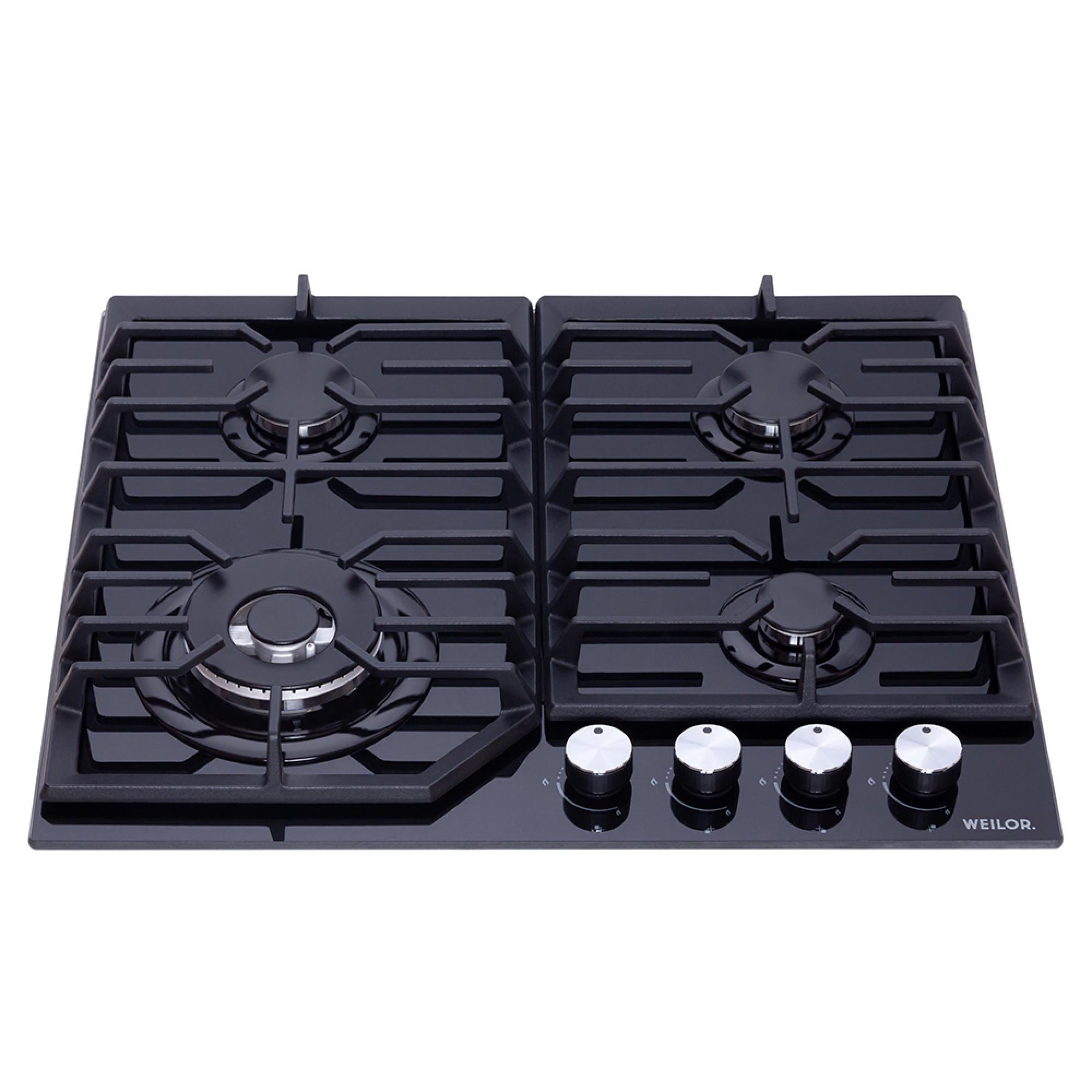 Варочная поверхность газовая WEILOR GG W 624 BL - фото 2 Варочная поверхность газовая WEILOR GG W 624 BL - фото 2
