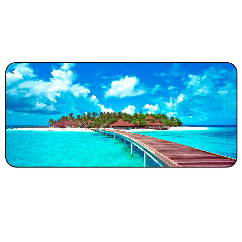 Коврик тканевый Остров с прошивкой 2х300x600 мм (YUT_V7800)