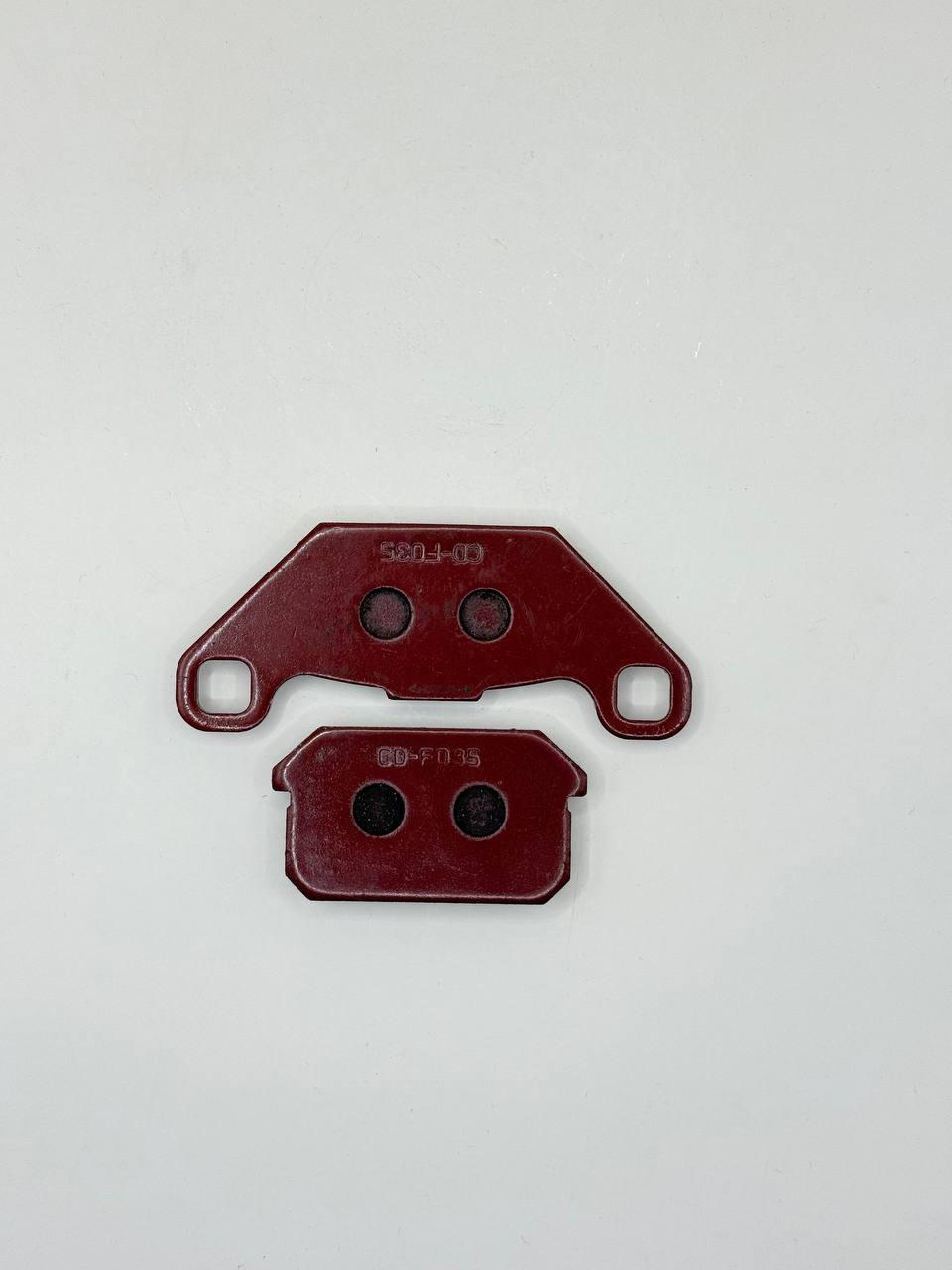 Тормозные колодки задние для CD-F035 Linhai 260/250 (ZR1) Тормозные колодки задние для CD-F035 Linhai 260/250 (ZR1)