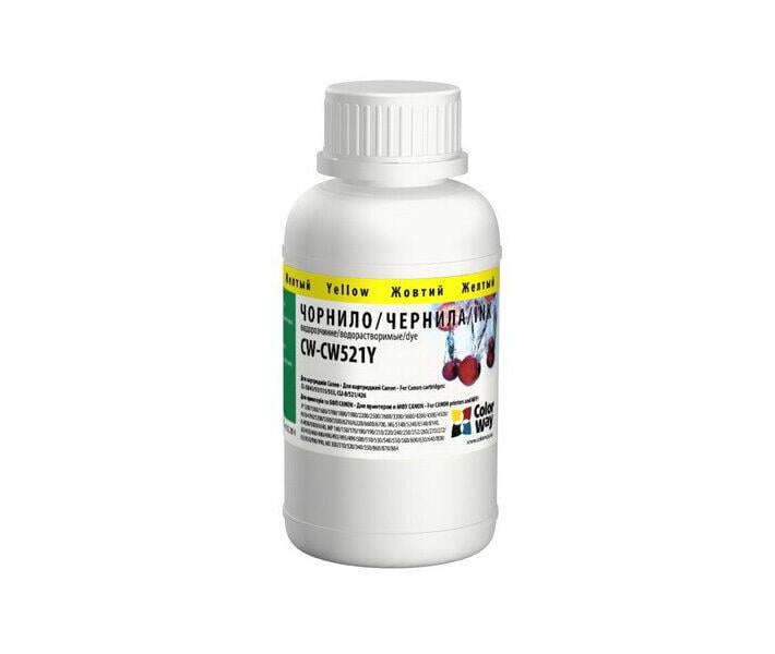 Чернила CW Canon CL-38/521 CW-CW521Y02 200 мл Yellow (CW-CW521Y02)