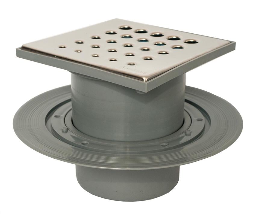 Трап для душа Pestan Confluo Drops 13000048 15х15 вертикальный без фланца (4575)