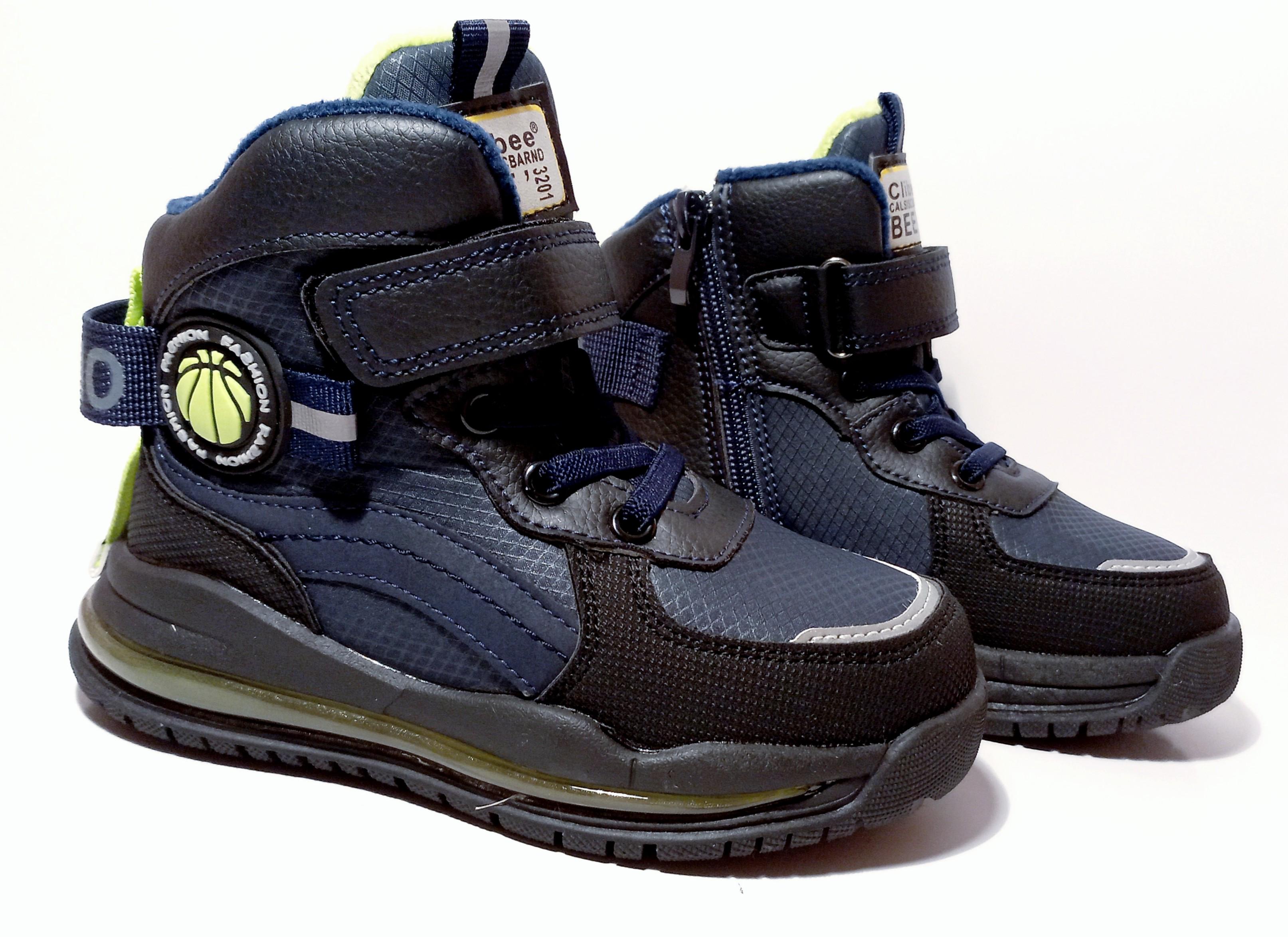 Черевики Clibee P805BG р. 29 Синій/Салатовий (арт.P805)