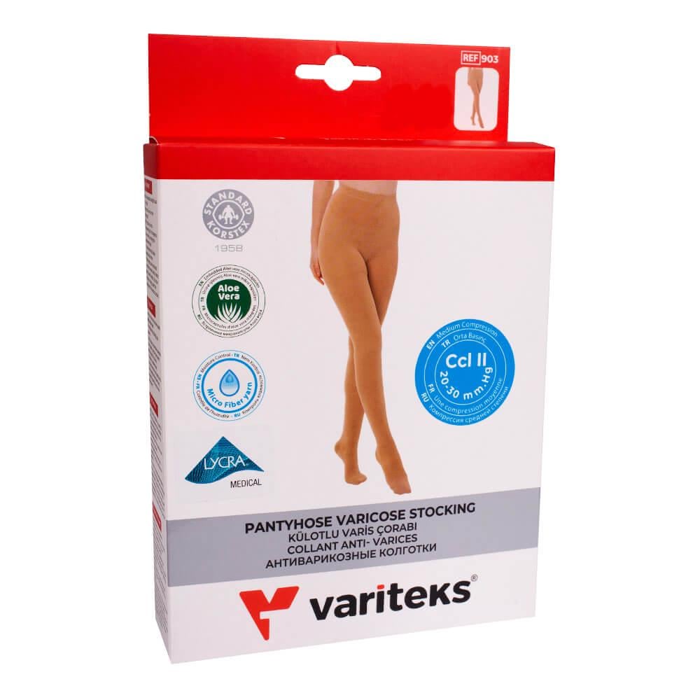 Колготки компрессионные Variteks 903-3 2 класс 20-30 мм Черный р. 2-7