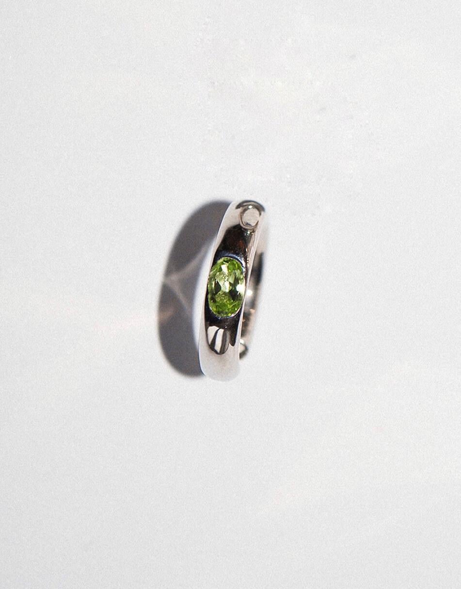 Каф із срібла Green жіночий RIMMART JEWELRY сірий One size Каф із срібла Green жіночий RIMMART JEWELRY сірий One size