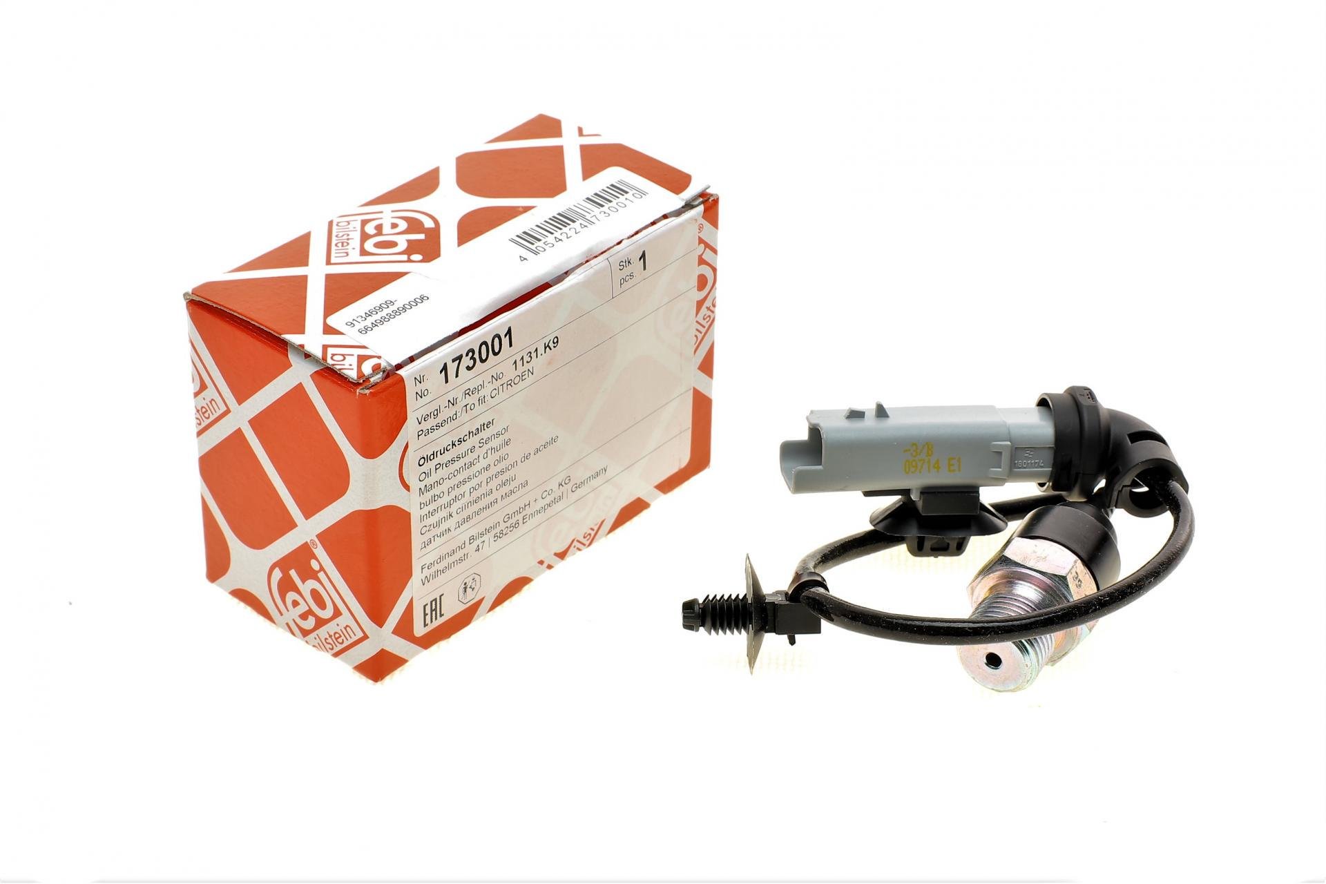 Датчик давления масла Citroen C3/C4/DS3 1,6HDI 09-/Peugeot 207/208/308 1,6HDI 06-- (173001)