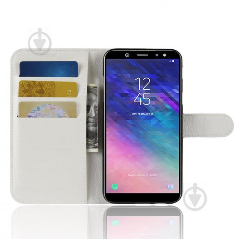 Чехол-книжка Litchie Wallet для Samsung A605 Galaxy A6 Plus 2018 White (lwwh0208)
