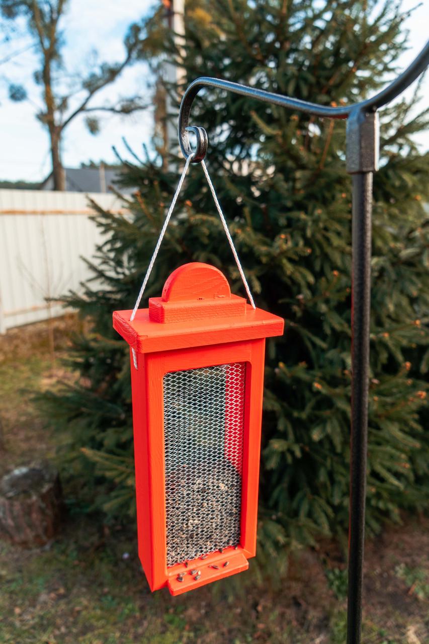 Кормушка для птиц подвесная Эйрен бункерного типа из соснового дерева 40х18х11 см Арбуз - фото 6 Кормушка для птиц подвесная Эйрен бункерного типа из соснового дерева 40х18х11 см Арбуз - фото 6