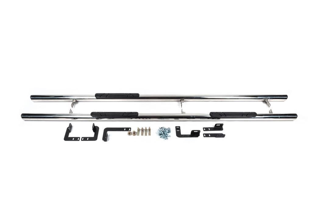 Боковые трубы BB001 2 шт. нерж. d42 длинная база для Mercedes Vito W639 2004-2014 гг. CAN Нержавеющая сталь Хром