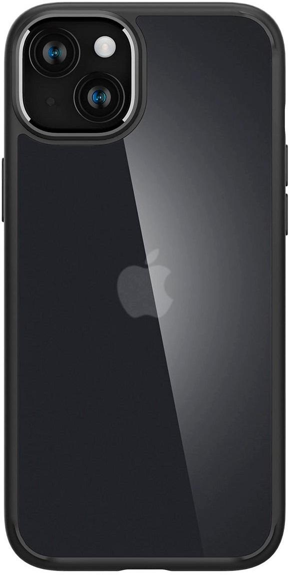 Чохол накладка для телефону Spigen Ultra Hybrid для Apple iPhone 15 Прозорий/Чорний (ACS06797)