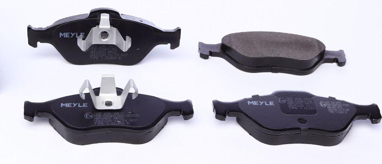 Колодки тормозные передние Meyle Ford Fiesta 95-10/Fusion/Ka 02-12/Puma/Mazda 121 96-03/Mazda 2 03-07 (025 236 0418 MEYLE)