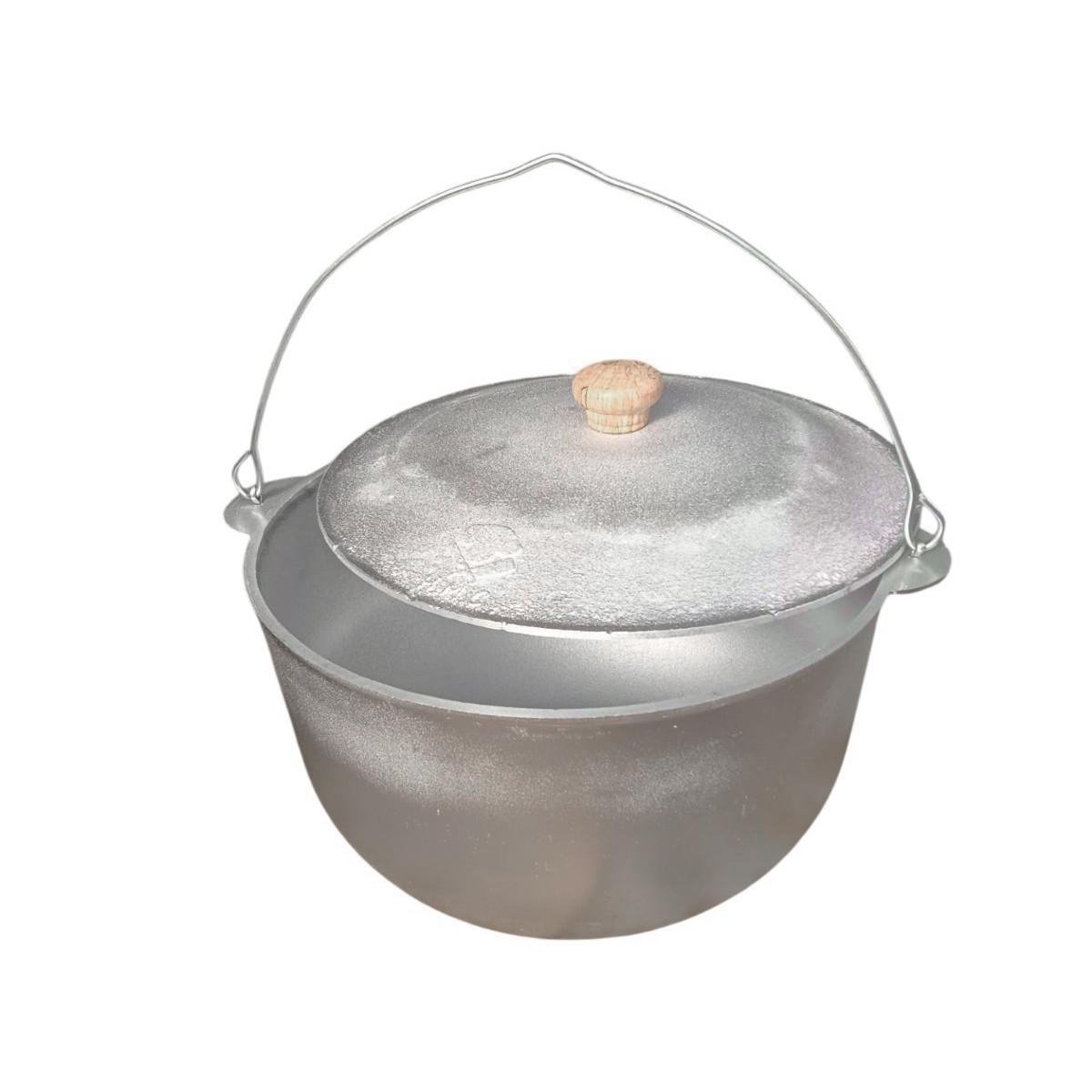 Казан туристический алюминиевый с крышкой 8 л ø 31 см - фото 1 Казан туристический алюминиевый с крышкой 8 л ø 31 см - фото 1