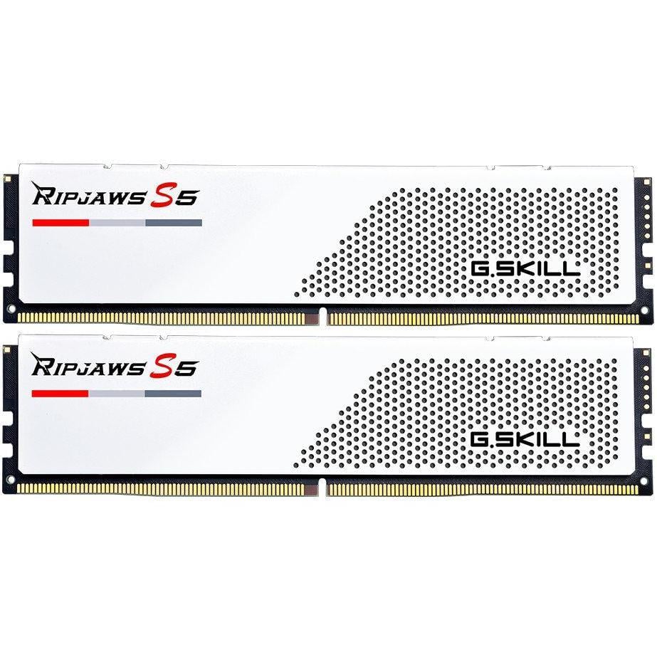 Оперативная память G.Skill Ripjaws S5 DIMM 32 Гб DDR5 6000 МГц CL30 Белый (F5-6000J3040F16GX2-RS5W)