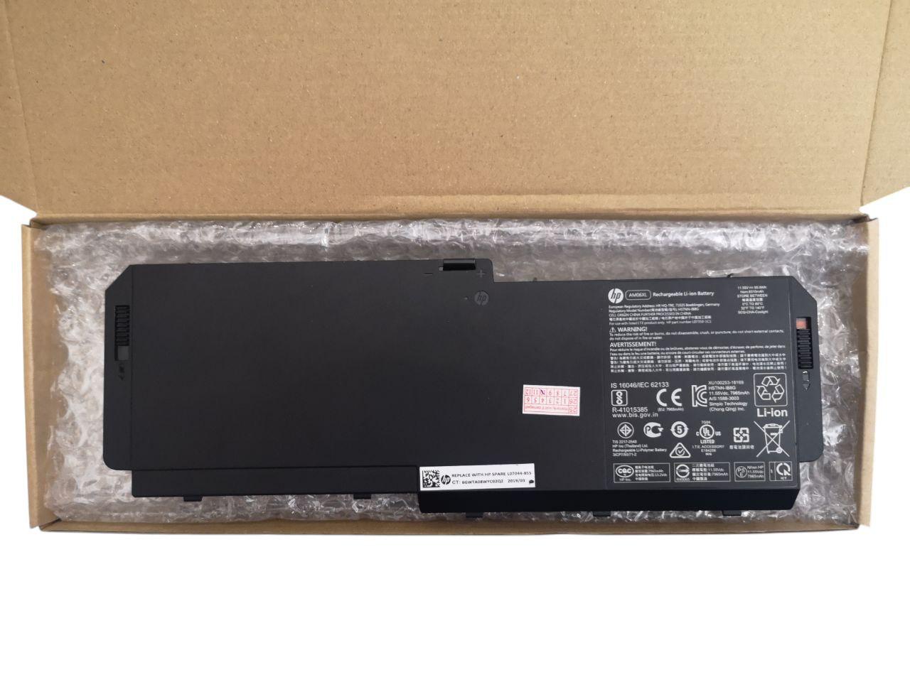 Аккумулятор для HP ZBook 17 G5/Zbook 17 G6/HSTNN-IB8G/AM06XL 8310 mAh 95,9Wh (000013243)